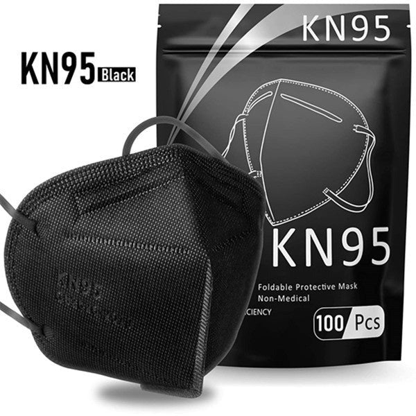 KN95 Foldable Protective Face Mask - Black Pick A Best Cheap Pice