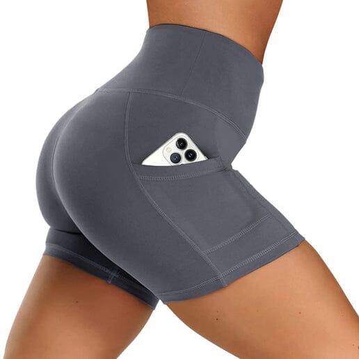 4-Pack: High Waist Soft Yoga Shorts for Women with 2 Side Pockets For Sale Finishline