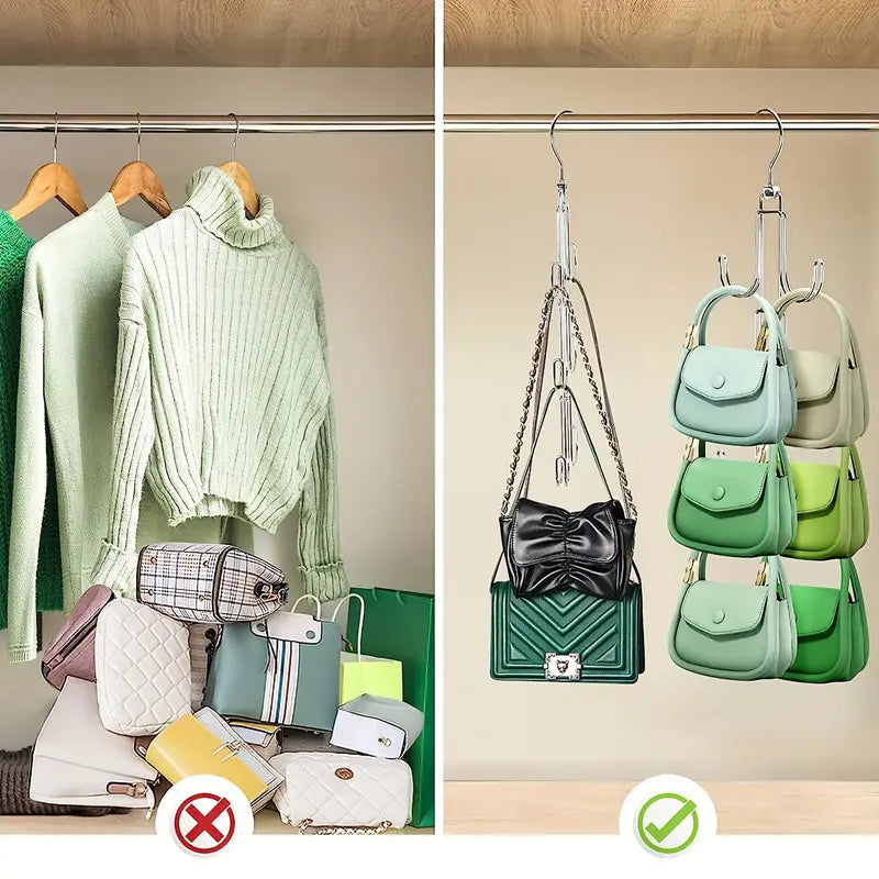 Rotatable Metal Purse Hanger Organizer Discount Latest