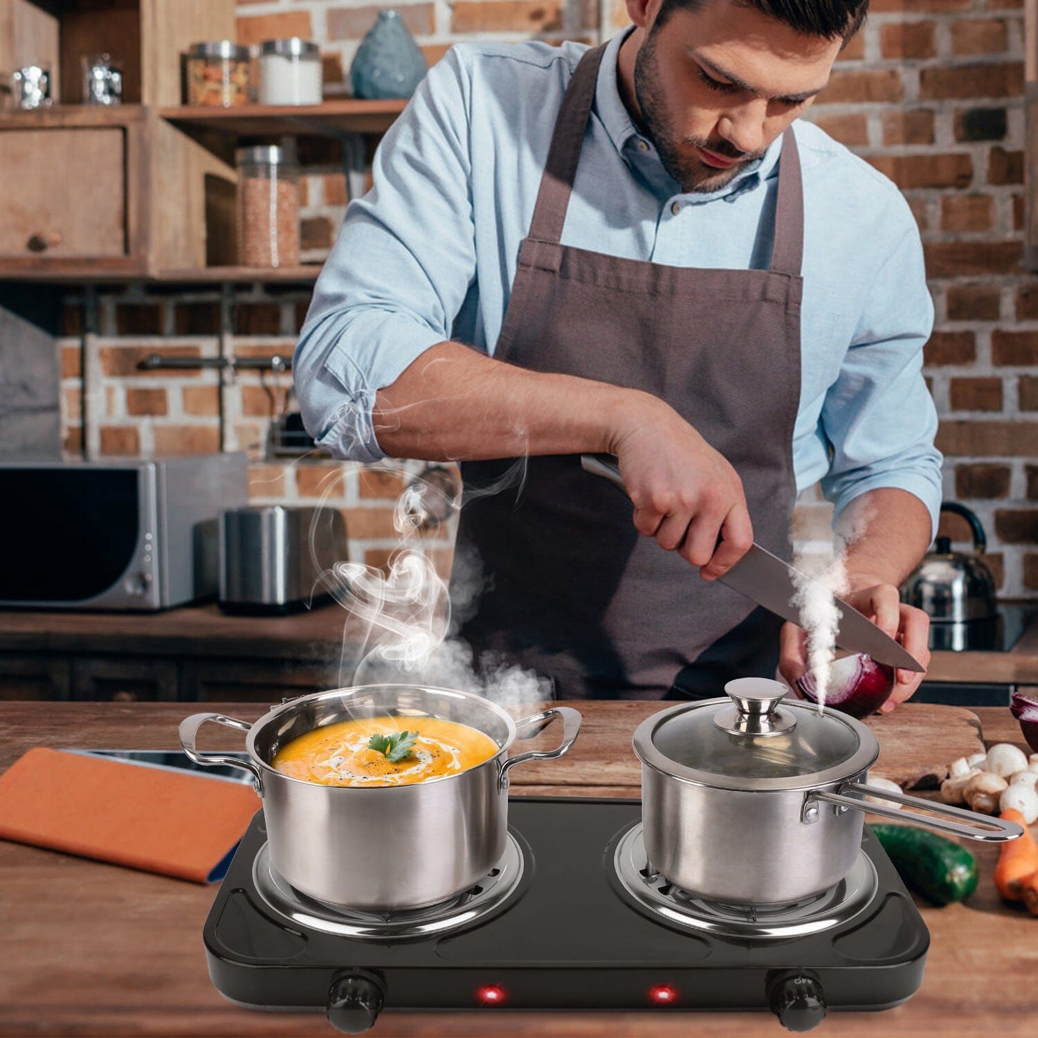 Portable Coil Heating Hot Plate Stove Countertop Manchester Great Sale Online