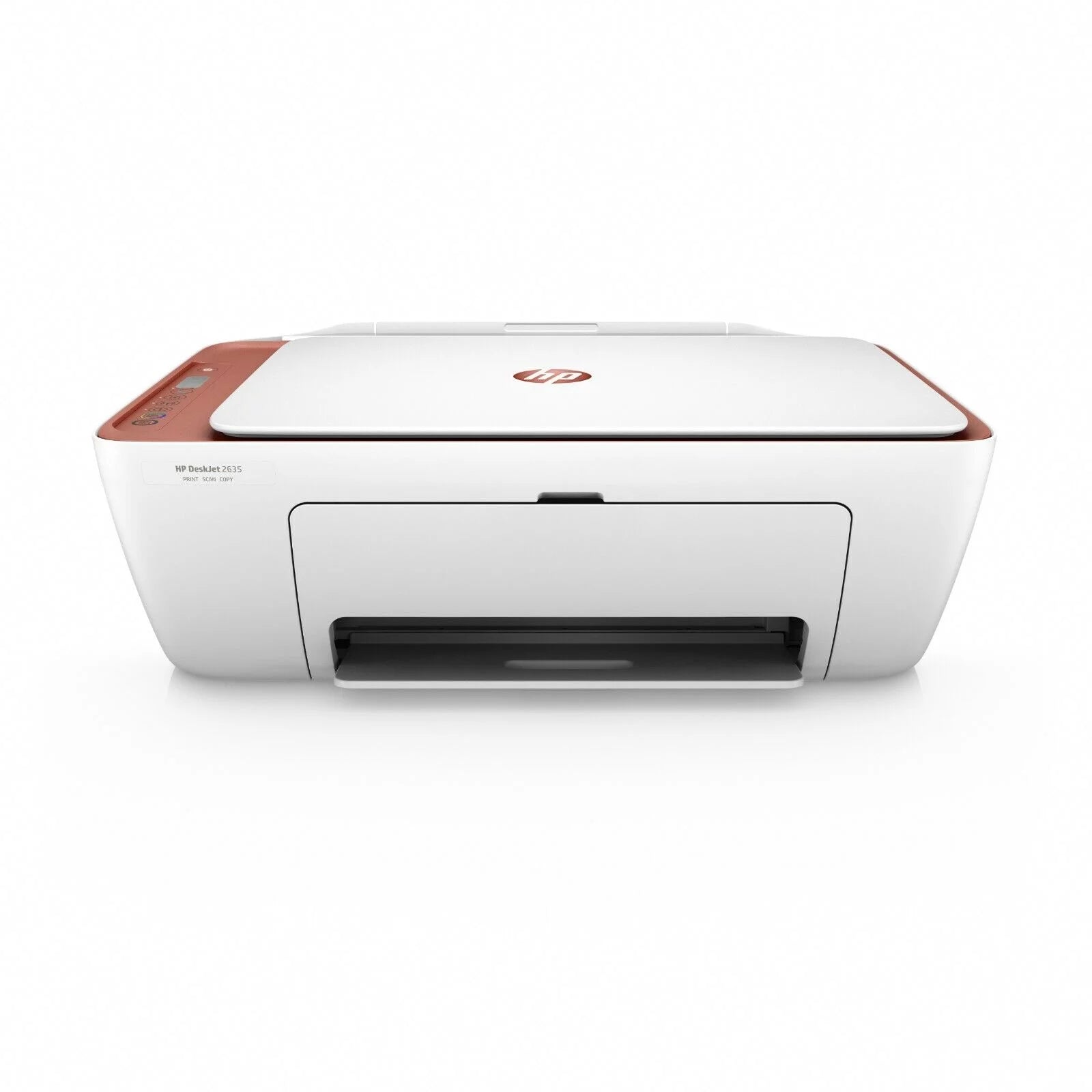 HP DeskJet 2635 NO INK Wireless All-in-One Printer (Red) (Refurbished) Reliable For Sale