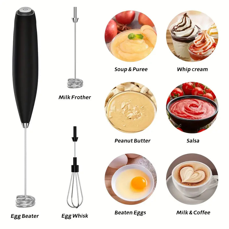 Milk Frother, Handheld Electric Mixer Cheap Footlocker Finishline