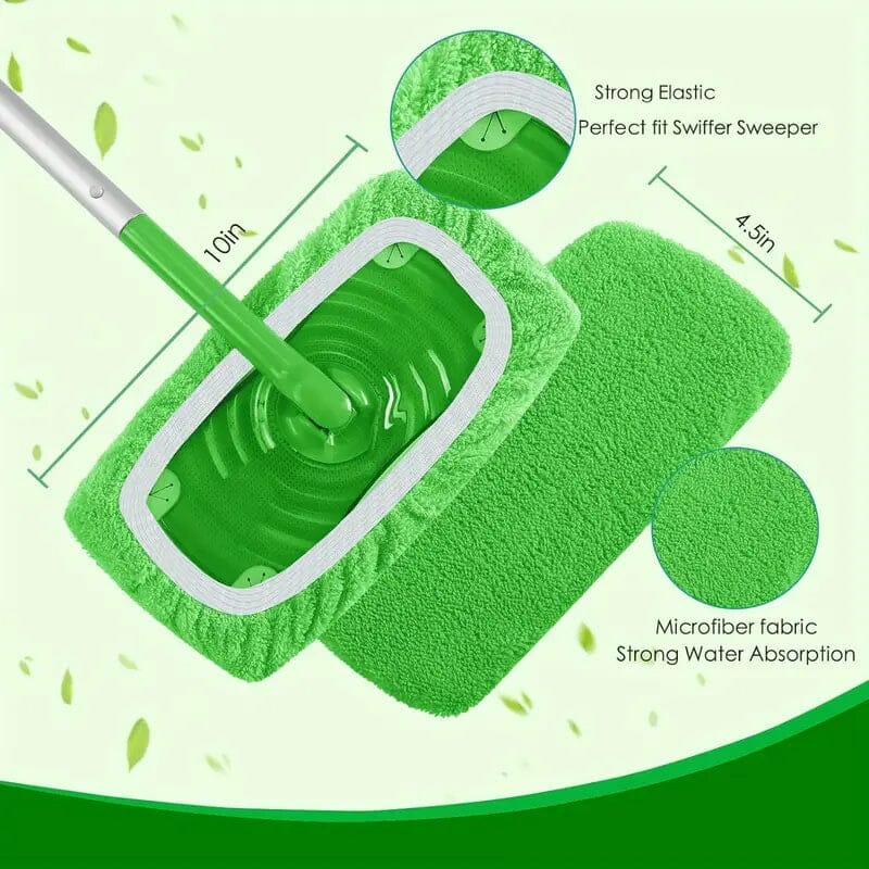 12-Pack: Reusable Mop Pads Refill Compatible with Sweeper Mop Cheap Sale Low Cost