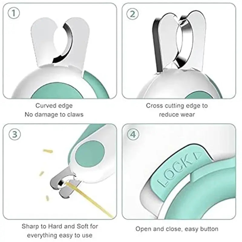 Cat Nail Clipper with LED Light Tumblr Sale Online