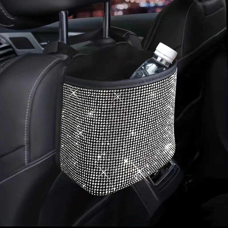 Bling Rhinestones Car Trash Can Cheap Extremely