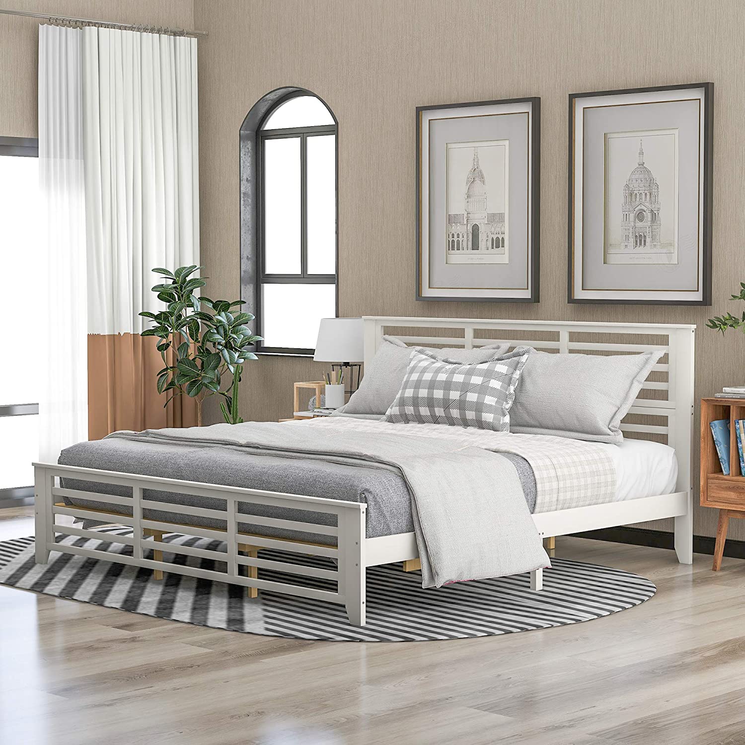 Solid Wood Platform Bed Frame Discounts