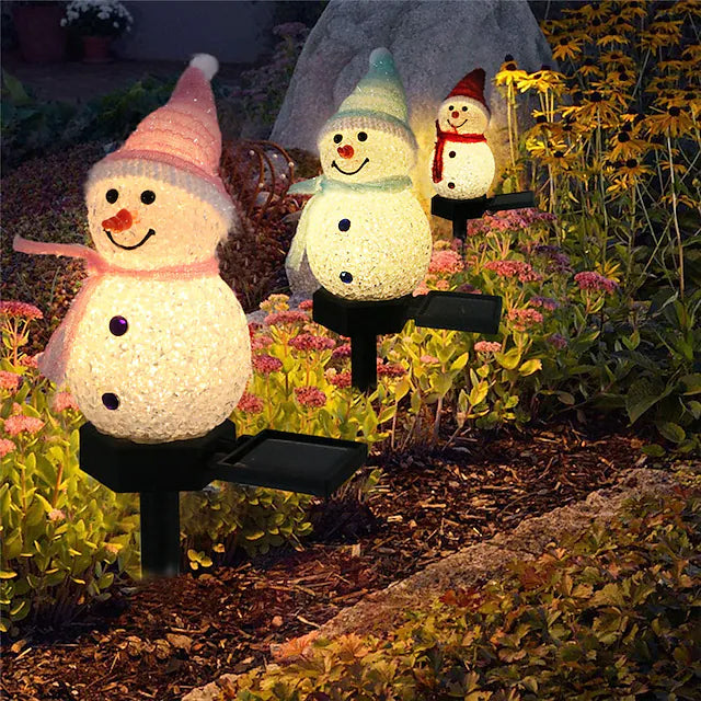 Christmas Snowman Light Solar Discount For Cheap