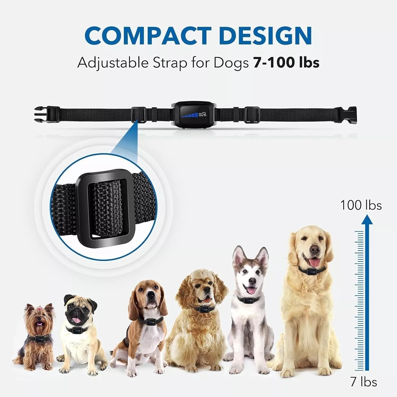 Dog Bark Collar Rechargeable with Intelligent Bark Control Vibration Cheap Finishline