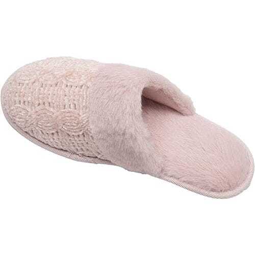 Roxoni Fur Trim Knit Sweater Slippers for Women Quality Free Shipping Outlet