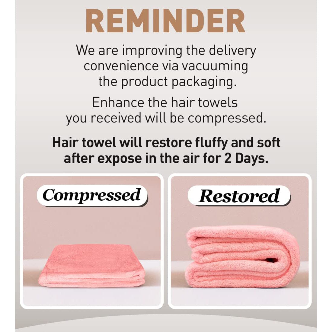 3-Pack: Hicober Microfiber Hair Towel Cheap Pictures