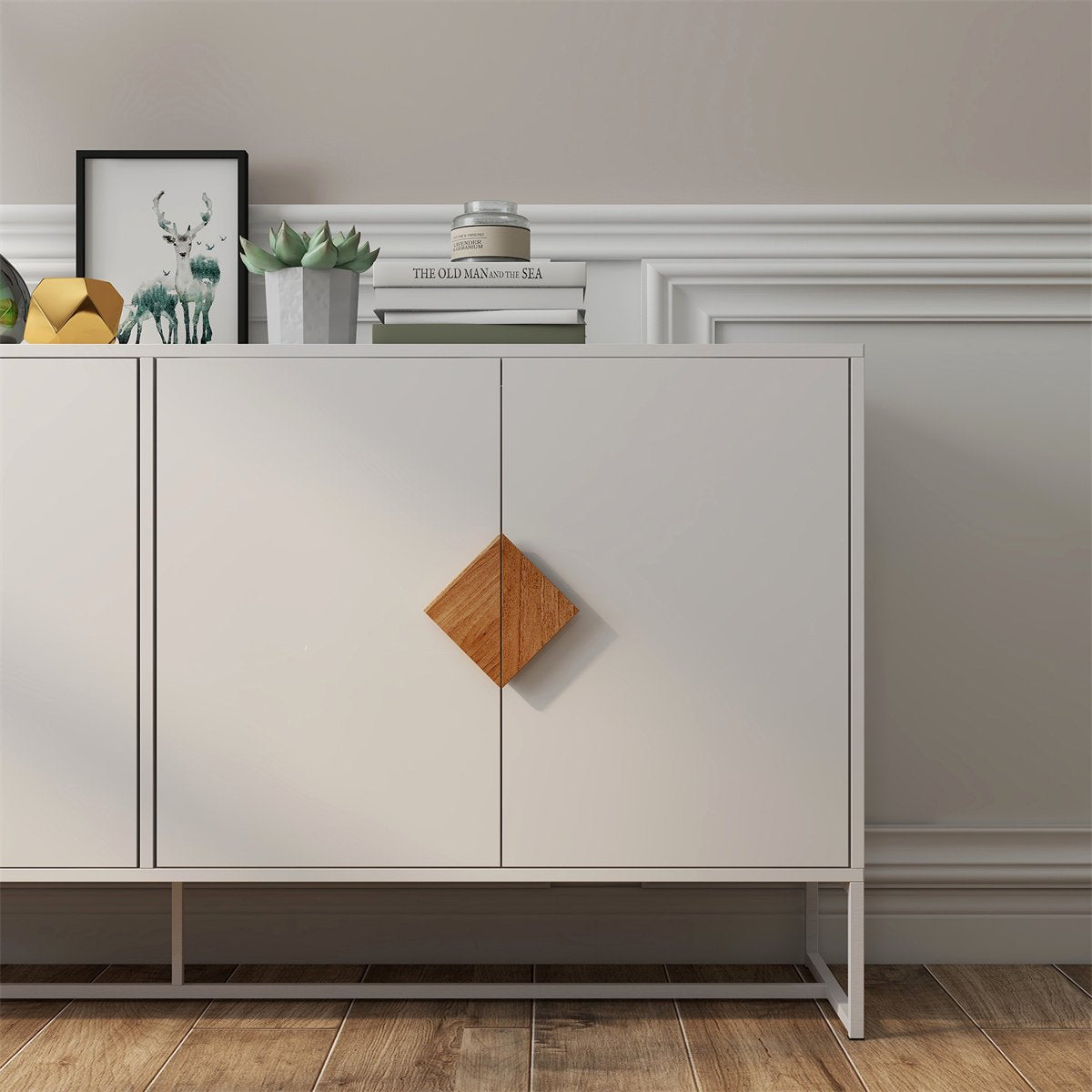 Storage Sideboard Cabinet White New Arrival For Sale