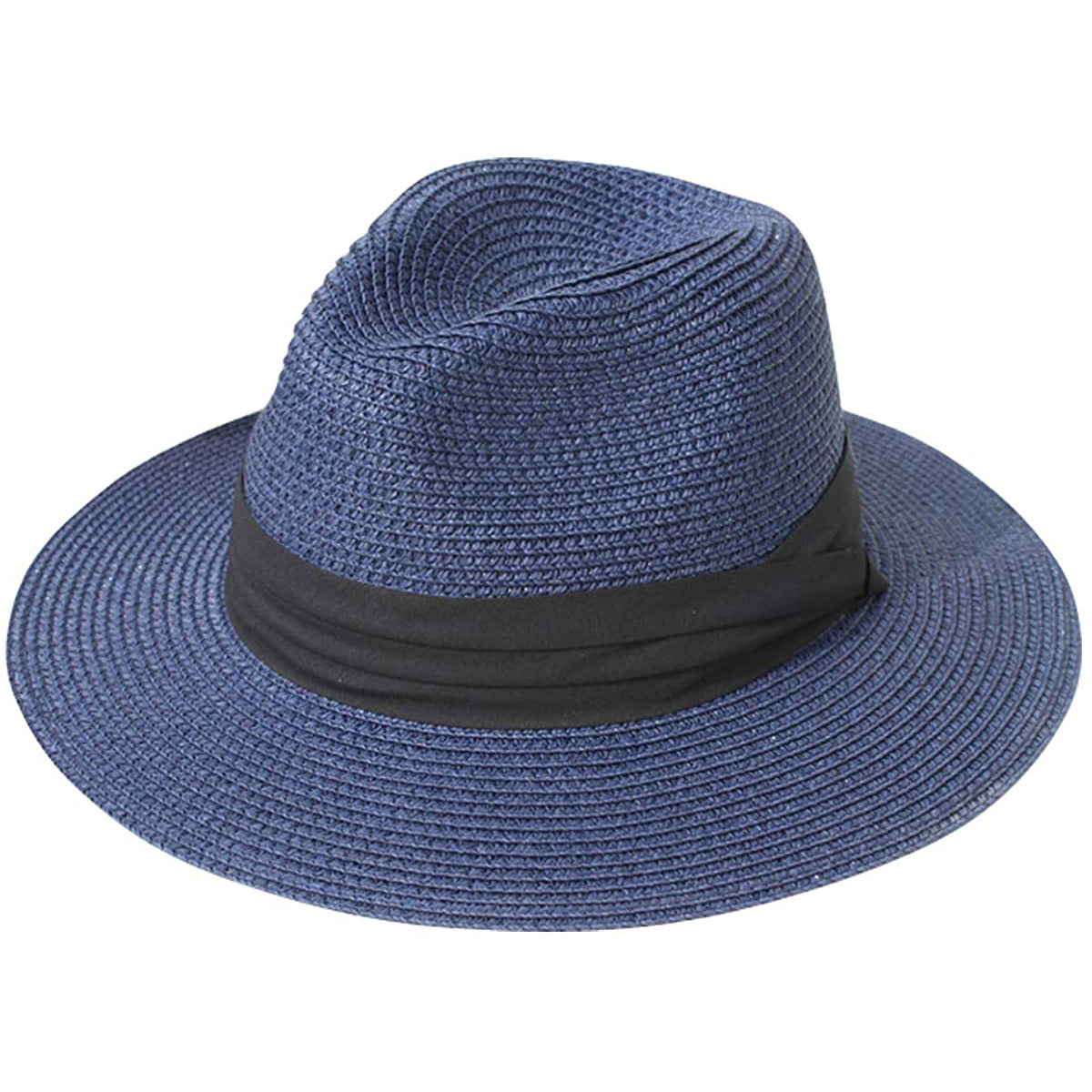 Women Wide Brim Straw Panama Roll up Hat With Mastercard Cheap Pice