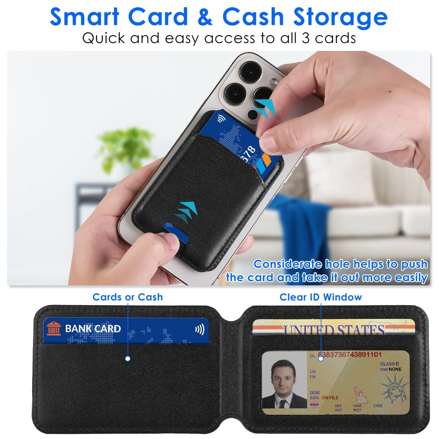 2-in-1 Magnetic Card Wallet Phone Stand Reliable Sale Online