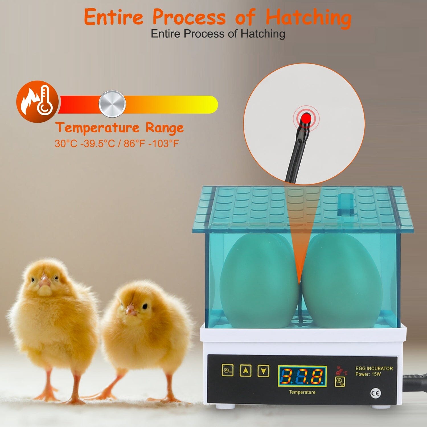 Professional Poultry Hatcher with Digital Display Automatic Temperature Humidity Clearance Cheap Online