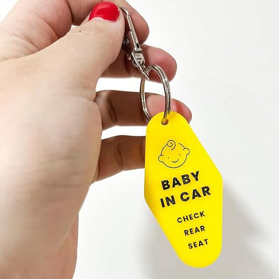 2-Pack: Safe Baby in Car Reminder Keychain Sale New Styles