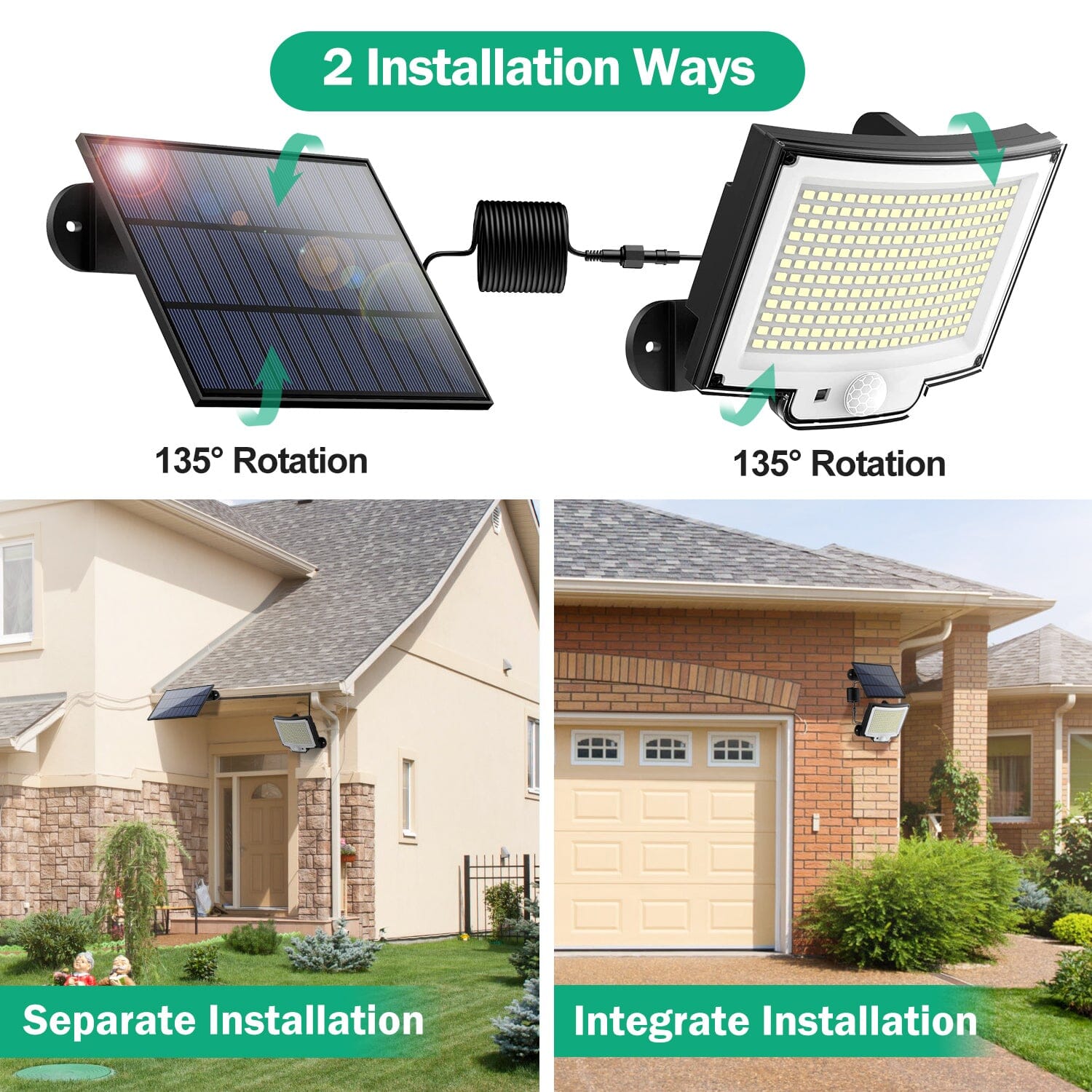 Solar Powered Flood Light Solar IP65 Waterproof Motion Sensor with Remote With Credit Card Cheap Online