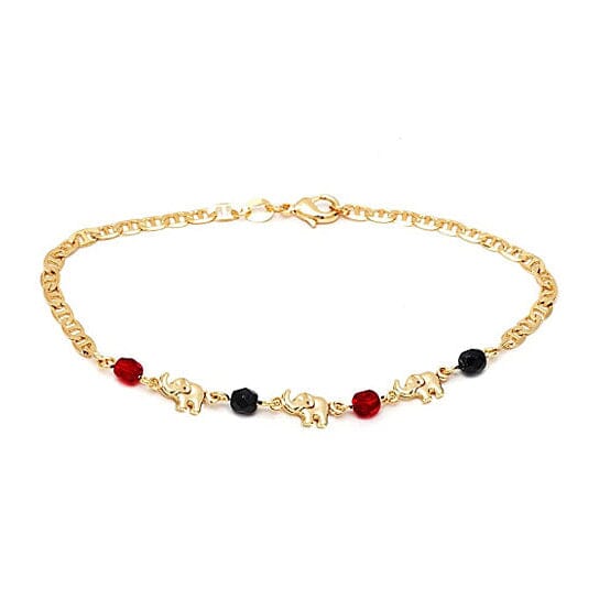 18k Gold Plated Elephant Anklet for Women Reliable