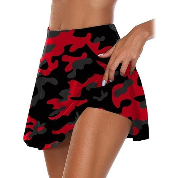 Women's Fashion Camouflage Print Athletic Skirt Clearance Wide Range Of