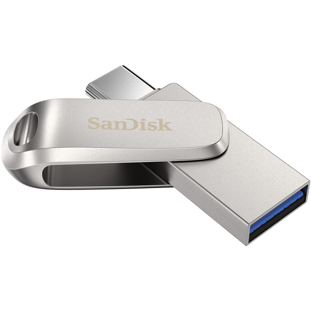 SanDisk 512GB Ultra Dual Drive Luxe USB 3.1 Flash Drive (USB Type-C / Type-A) (Refurbished) Free Shipping Deals