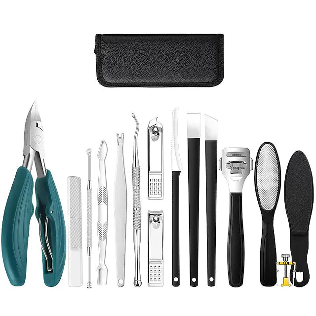 15-Piece: Nail Clipper Pedicure Set Buy Cheap 2025 Unisex