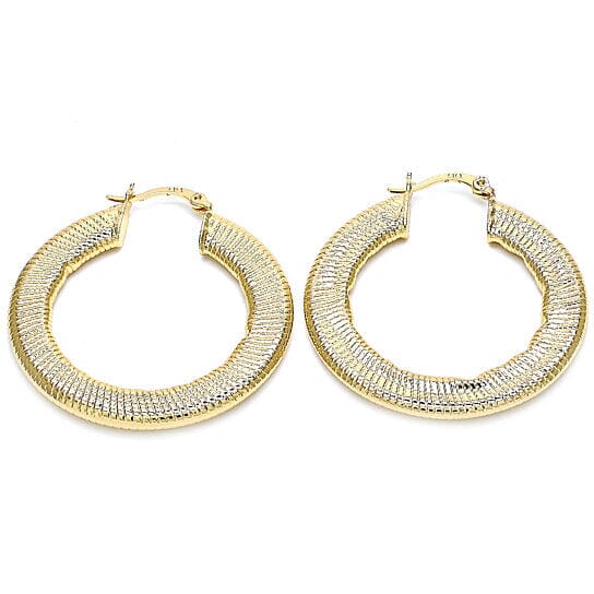 Gold Filled Flat Hoop Earrings Best Place Online