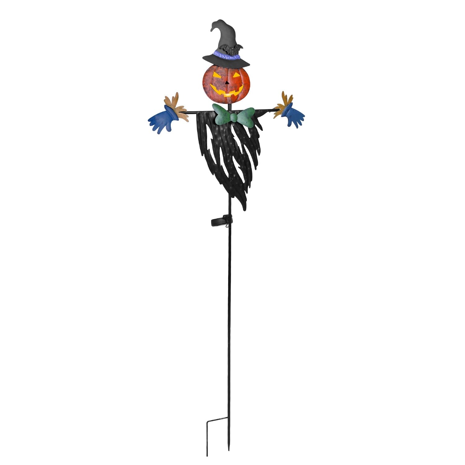 Solar Powered Scarecrow Shape Stake Light Halloween Decoration Official