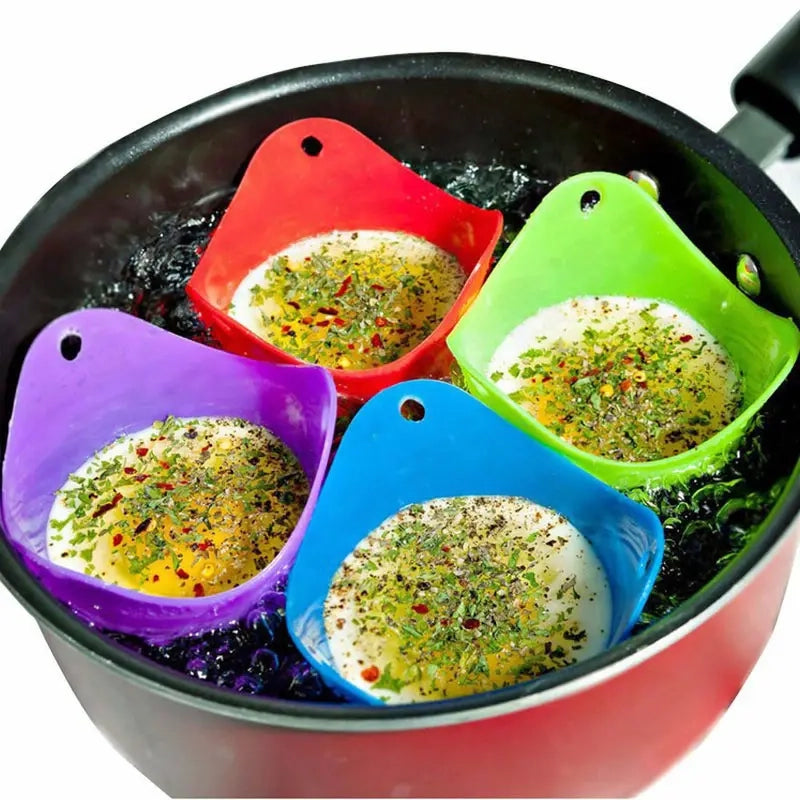 4-Pack: Silicone Egg Cooker From China Free Shipping Low Pice