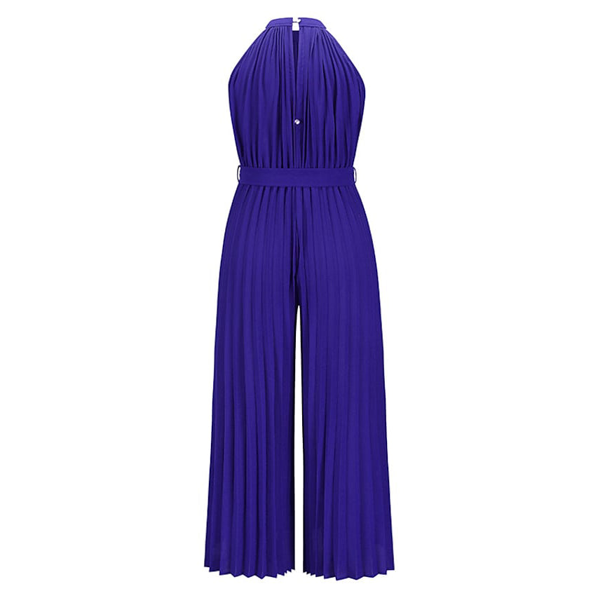 Women's Lace-Up Halter Casual Wide-Leg Jumpsuit Outlet Affordable