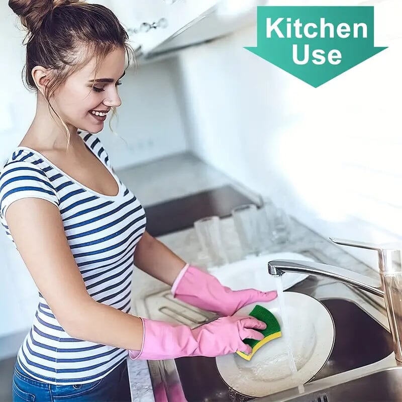 12-Piece: Ultra-Fine Microfiber Kitchen Cleaning Sponge Enjoy Cheap Online