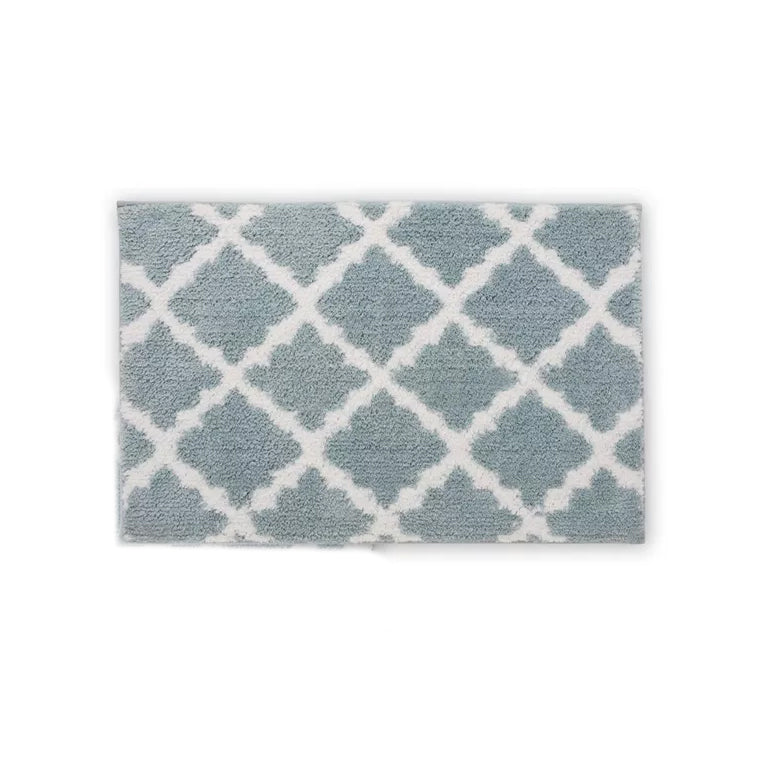 Bibb Home 1-2 Pack Trellis Micro Shag Bath Rugs 17 X 24 Sale Manchester Great Sale