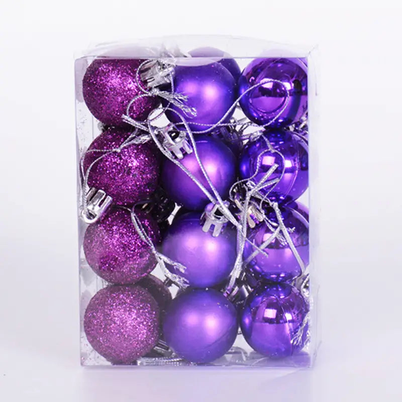 24-Pieces: Sparkling Christmas Balls Buy Cheap Free Shipping