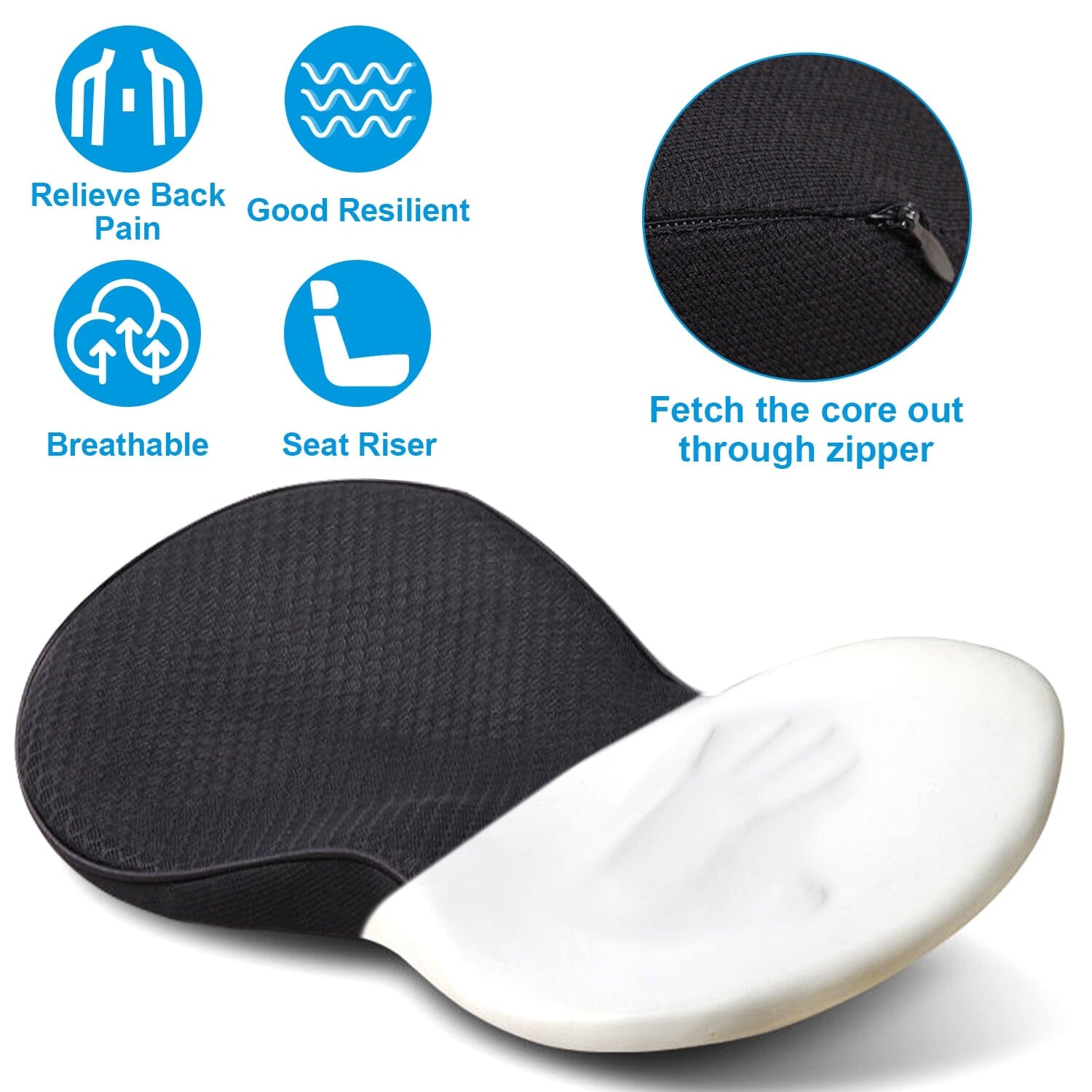 Chair Seat Cushion Car Memory Foam Pad Footlocker Pictures