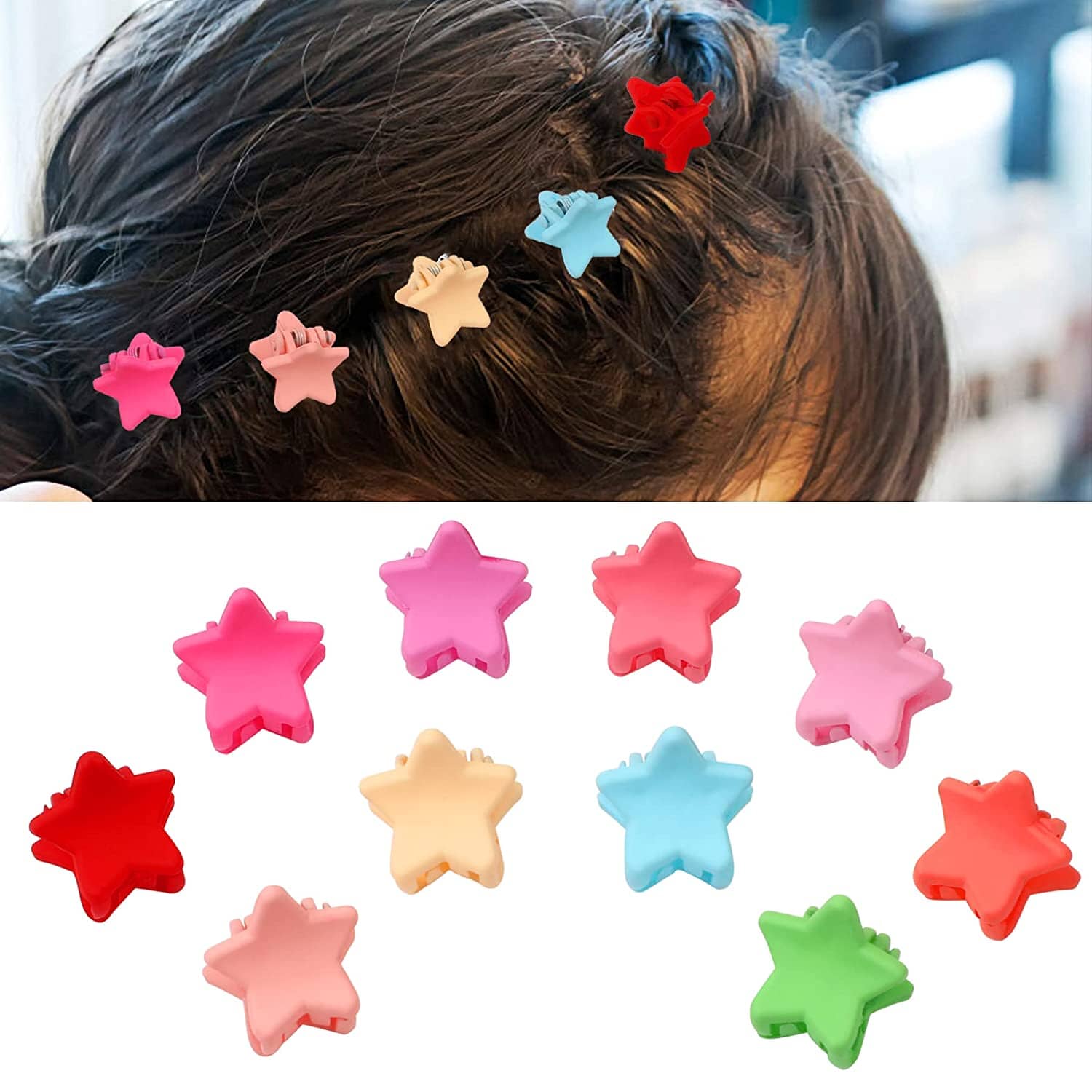 100-Pieces: Non-Slip Colorful Mini Hair Claw Clips Clamps Accessories Cheap Sale Online Online