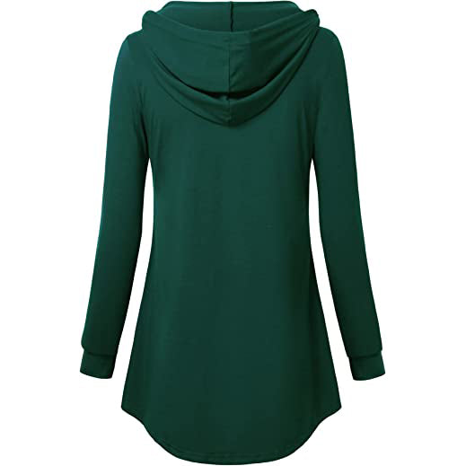 Women's Long Sleeve Hooded Tunic Tops Free Shipping Pick A Best