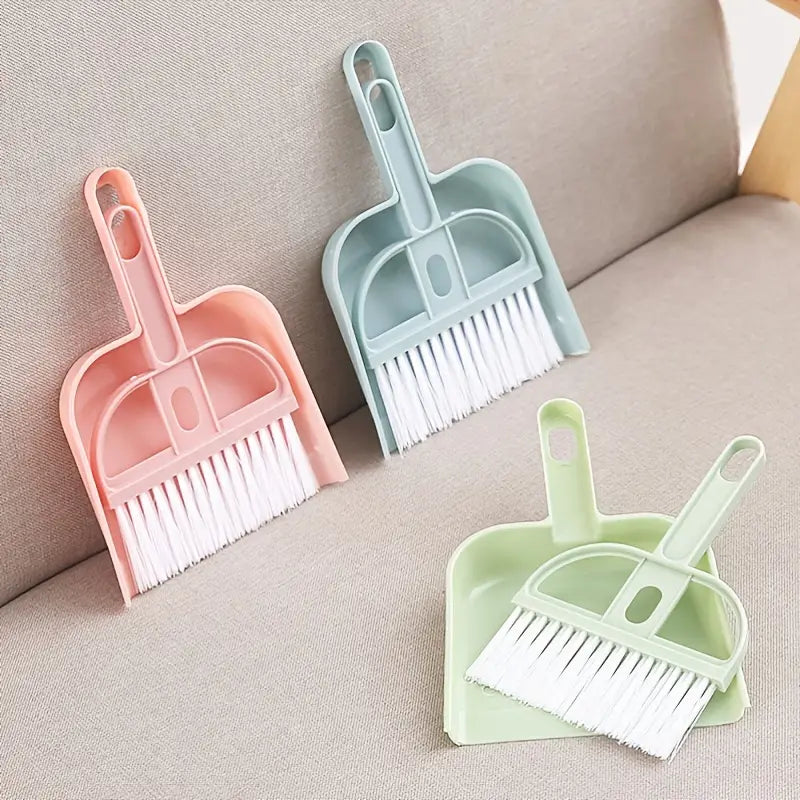 2-Piece Set: Mini Cleaning Dustpan And Brush Set For Nice For Sale