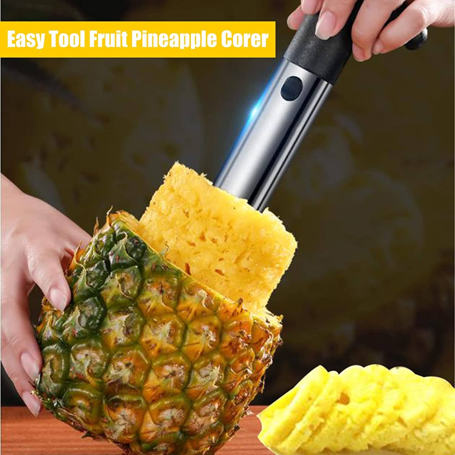 Stainless Steel Fruit Pineapple Peeler Cutter Brand New Unisex Sale Online