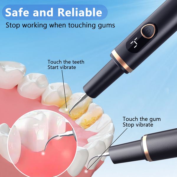 Electric Plaque Remover for Teeth, Rechargeable Teeth Cleaning Kit with 4 Modes Buy Cheap Discounts