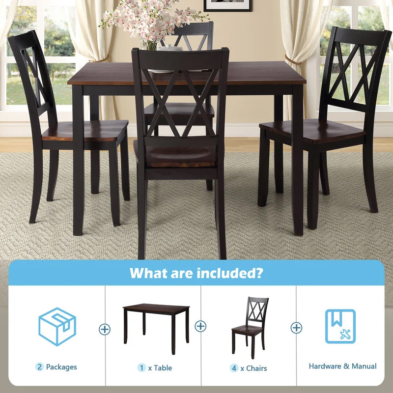 5-Piece: Dining Table Set How Much Cheap Online