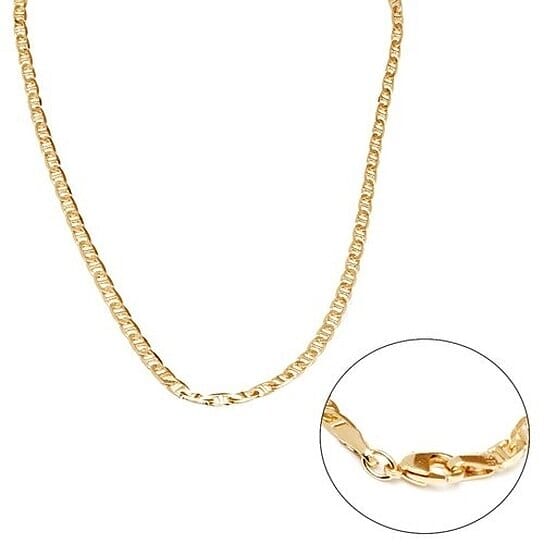 18k Yellow Gold Filled 24Mariner Link Chain Unisex Cheap Sale Best Pices