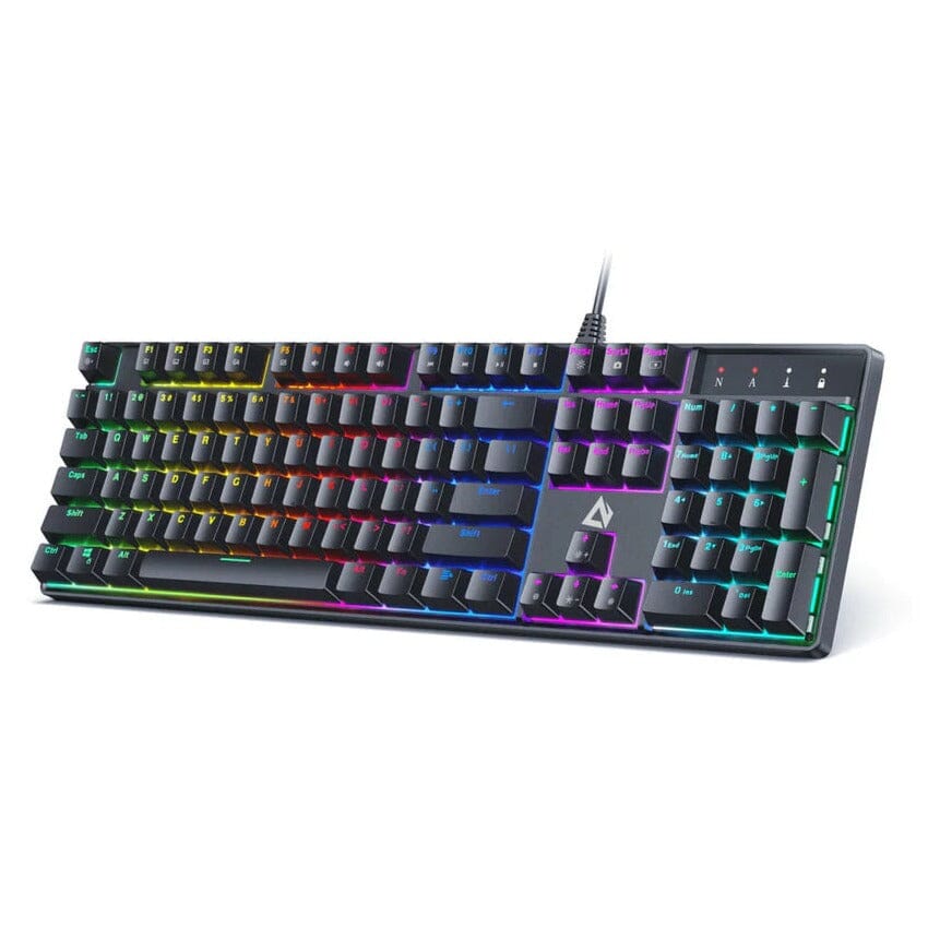 AUKEY KMG16 Mechanical Keyboard Blue Switches 104key Official Cheap Online