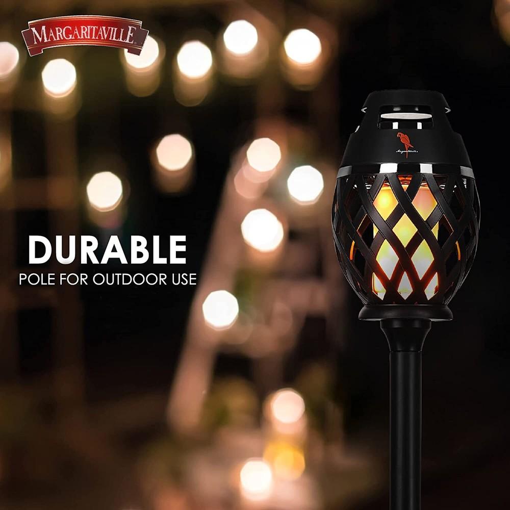 2-Pack: Margaritaville Bluetooth LED Flame Tiki-Torch Speaker Free Shipping Pay With Visa