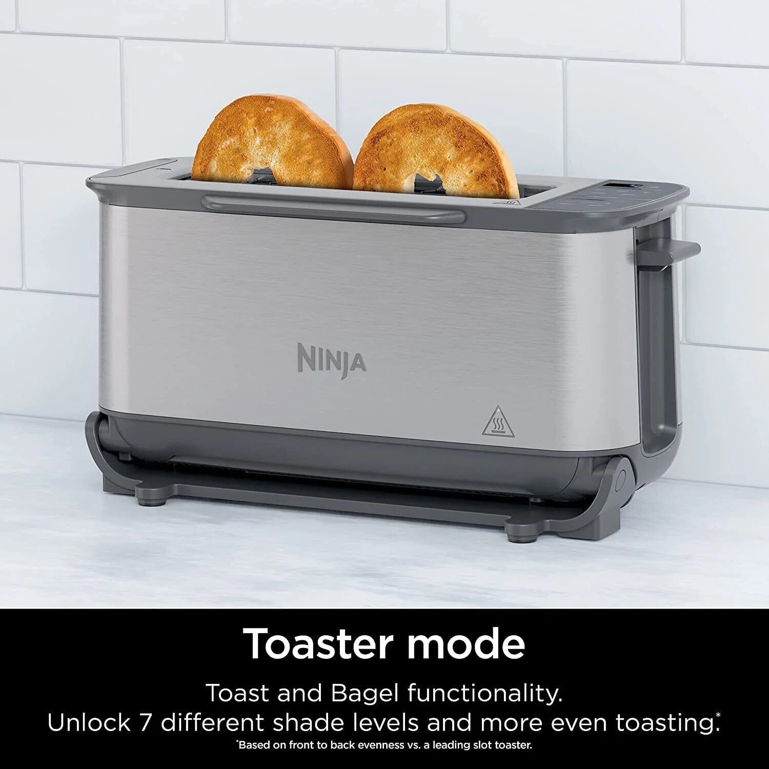 Ninja ST100 Foodi 2-in-1 Flip Toaster Snack Maker 1500 Watts (Refurbished) Cheap Sale Pay With Paypal