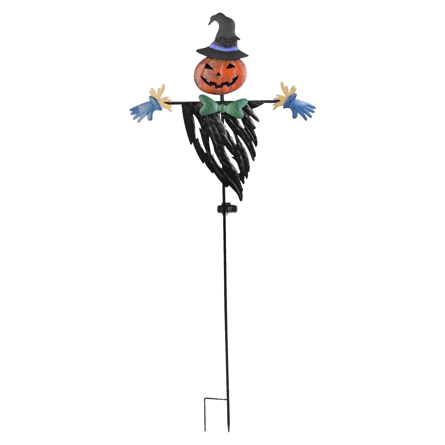 Solar Powered Scarecrow Shape Stake Light Halloween Decoration Official