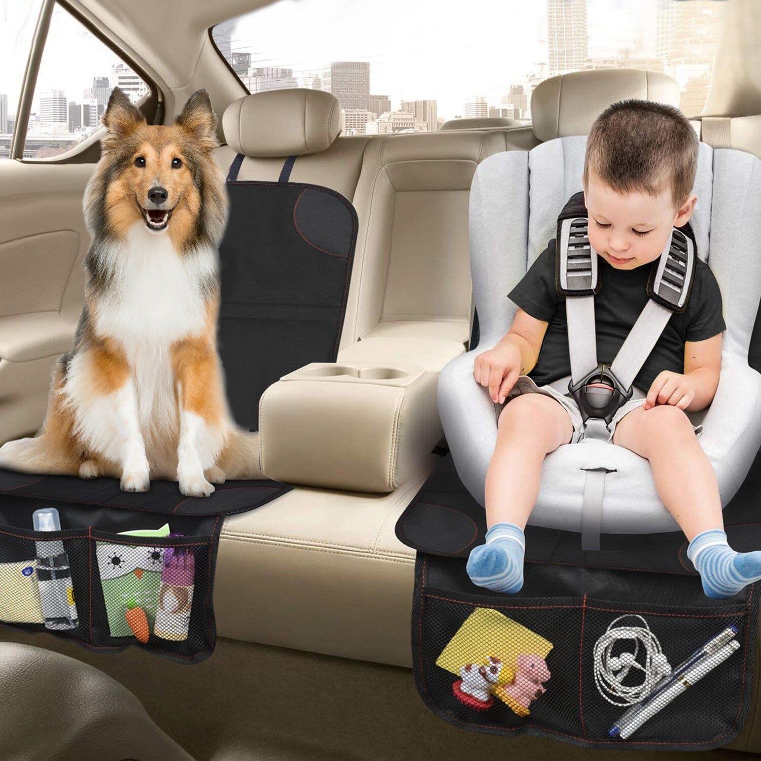 2-Pack: Car Seat Protector Cushion Mat Pad with Thick Padding Clearance Best Pices