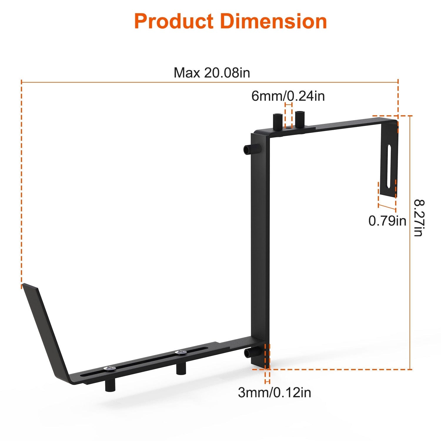 4-Piece: Adjustable Planter Box Brackets Cheap Pice Cost