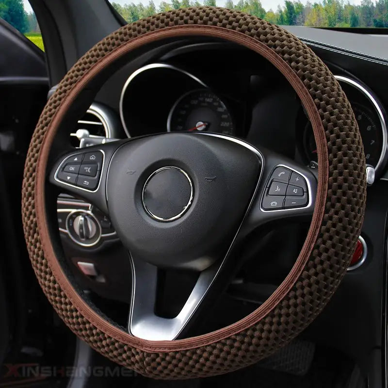 Carbon Fiber Sports Steering Wheel Cover Cheap Sale Manchester Great Sale