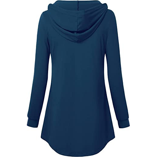 Women's Long Sleeve Hooded Tunic Tops Free Shipping Pick A Best