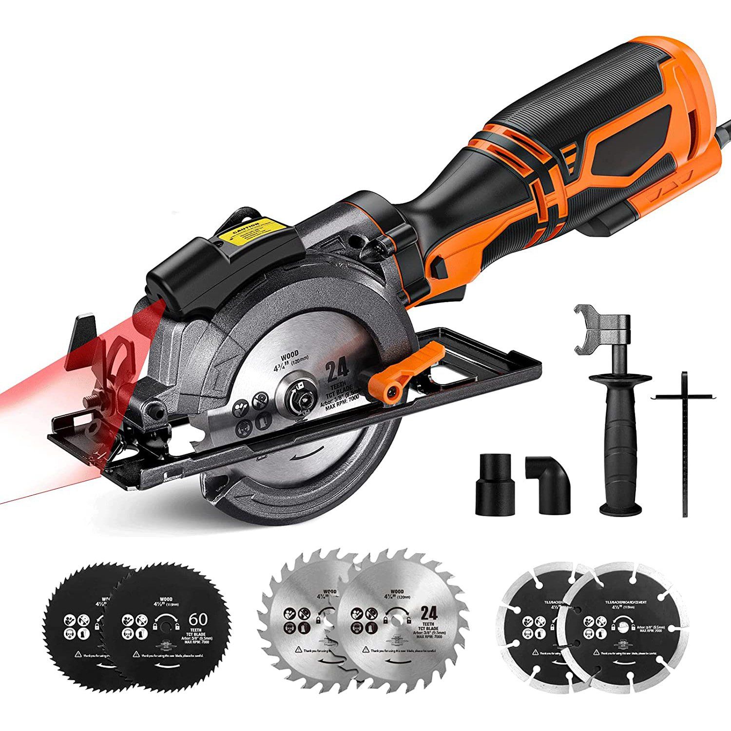 5.8A 3500RPM Mini Circular Saw Visit New Sale Online