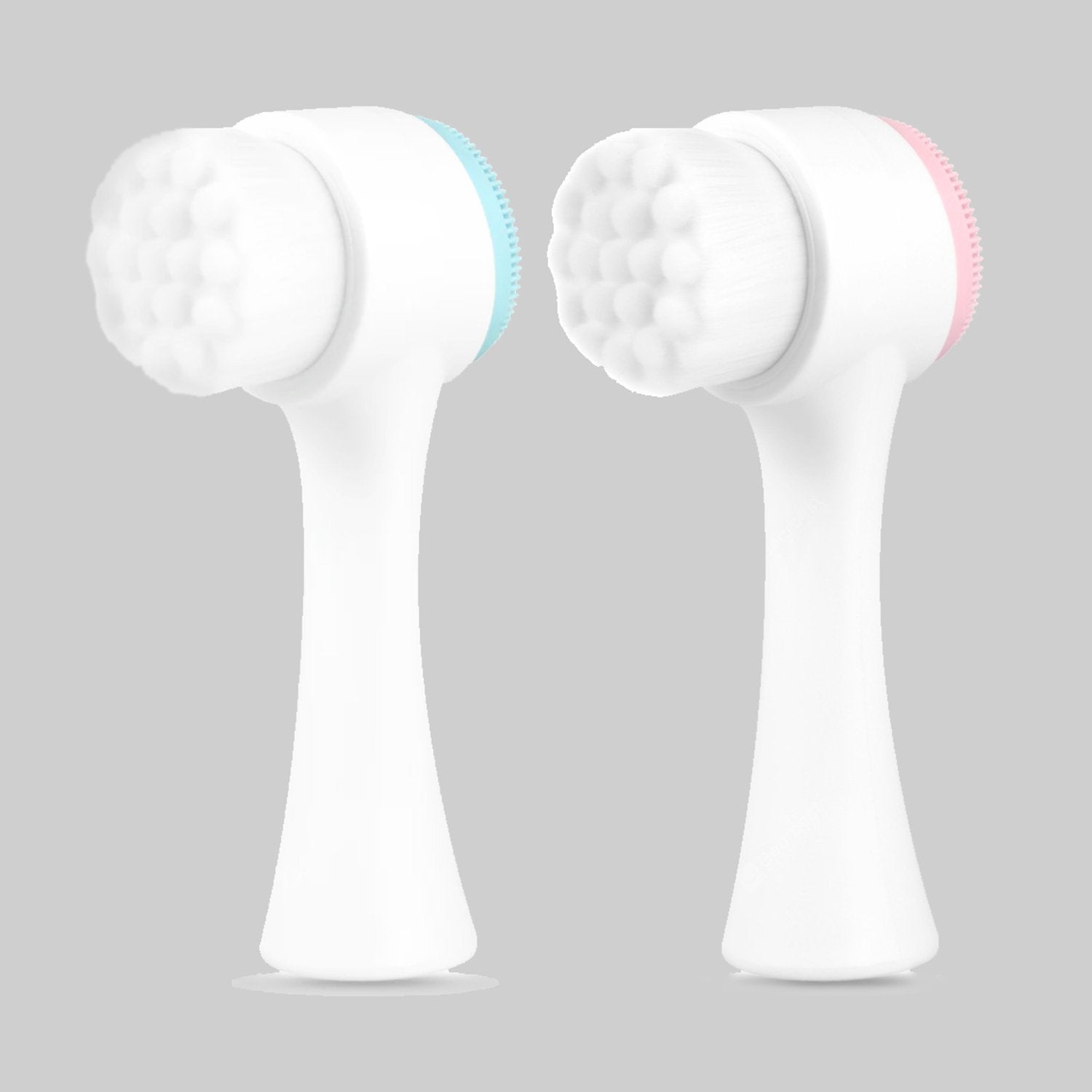 2-Pack: Dual Face Manual Facial Brush For Pore Cleansing And Exfoliating Free Shipping 100% Guaranteed