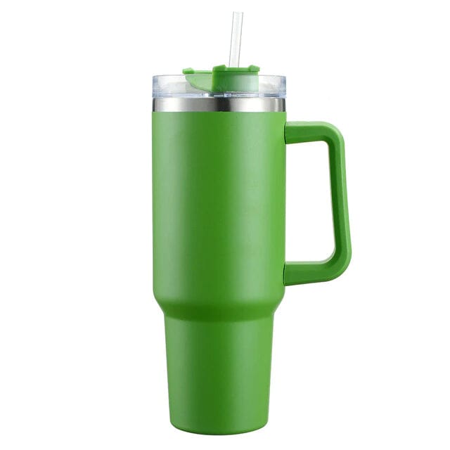 40oz Reusable Vacuum Tumbler with Insulated Double Wall and Cup Handle Original For Sale